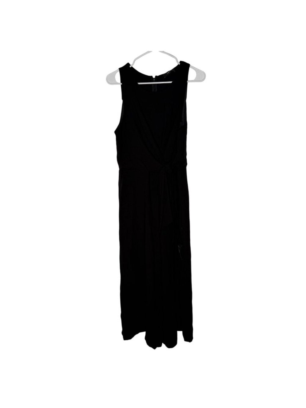 Lulus On Track Black Midi Jumpsuit Size L NWT